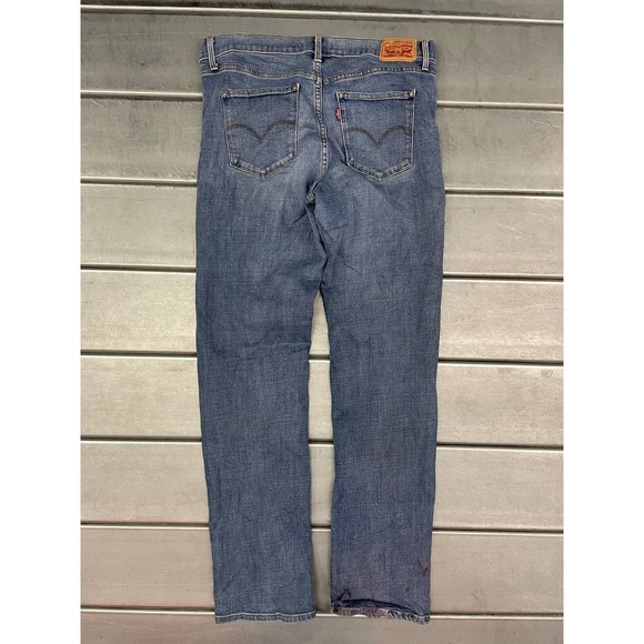 Levis 314 Shaping Straight Jeans Womens 31x32 Blue Medium Wash Denim - Picture 13 of 16